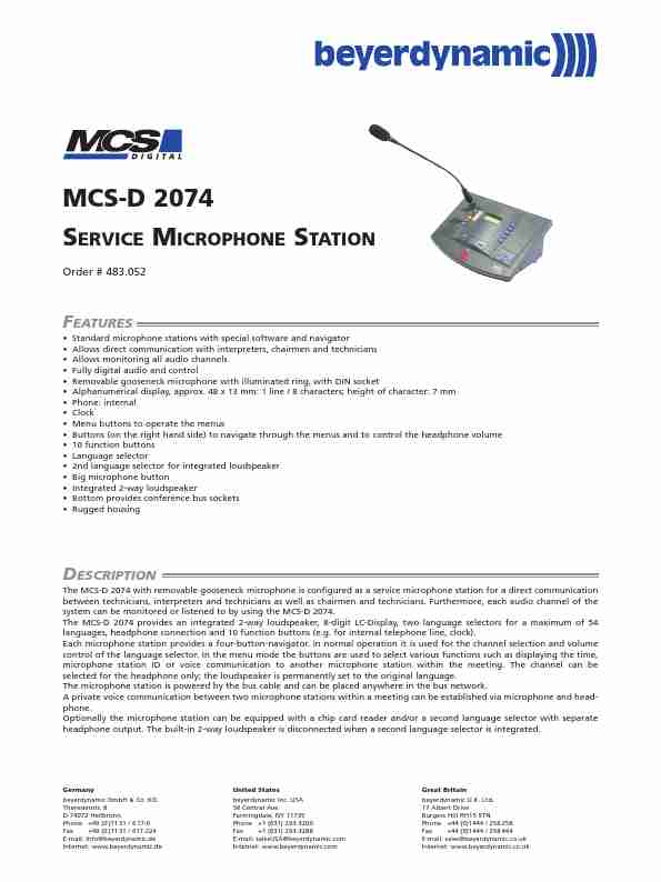Beyerdynamic Microphone MCS-D 2074-page_pdf